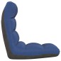 vidaXL Bodenstuhl Faltbar Blau Stoff vidaXL Bodenstuhl Faltbar Blau Stoff
