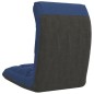vidaXL Bodenstuhl Faltbar Blau Stoff vidaXL Bodenstuhl Faltbar Blau Stoff