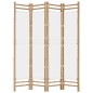 vidaXL 4-tlg. Paravent Faltbar 160 cm Bambus und Canvas vidaXL 4-tlg. Paravent Faltbar 160 cm Bambus und Canvas