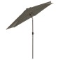 Madison Sonnenschirm Tenerife 300 cm Rund Grau Madison Sonnenschirm Tenerife 300 cm Rund Grau