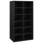 vidaXL Schuhregal Hochglanz-Schwarz 54x34x100,5 cm Holzwerkstoff vidaXL Schuhregal Hochglanz-Schwarz 54x34x100,5 cm Holzwerkstoff