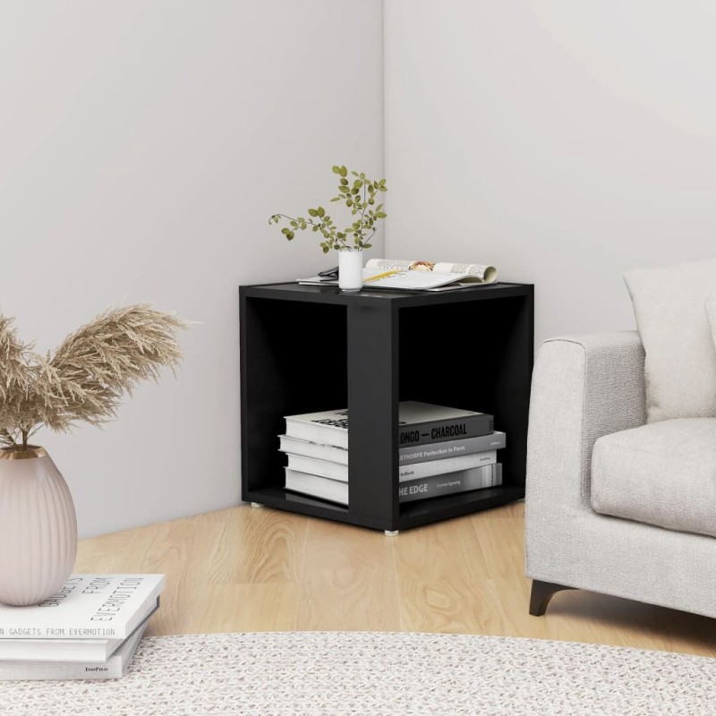 vidaXL Beistelltisch Schwarz 33x33x34,5 cm Holzwerkstoff vidaXL Beistelltisch Schwarz 33x33x34,5 cm Holzwerkstoff