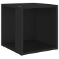 vidaXL Beistelltisch Schwarz 33x33x34,5 cm Holzwerkstoff vidaXL Beistelltisch Schwarz 33x33x34,5 cm Holzwerkstoff