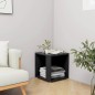 vidaXL Beistelltisch Schwarz 33x33x34,5 cm Holzwerkstoff vidaXL Beistelltisch Schwarz 33x33x34,5 cm Holzwerkstoff