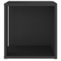 vidaXL Beistelltisch Schwarz 33x33x34,5 cm Holzwerkstoff vidaXL Beistelltisch Schwarz 33x33x34,5 cm Holzwerkstoff