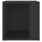 vidaXL Beistelltisch Schwarz 33x33x34,5 cm Holzwerkstoff vidaXL Beistelltisch Schwarz 33x33x34,5 cm Holzwerkstoff