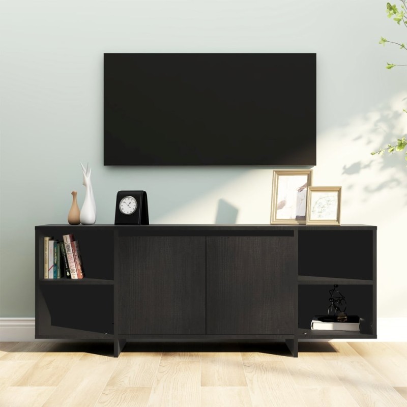 vidaXL TV-Schrank Schwarz 130x35x50 cm Holzwerkstoff vidaXL TV-Schrank Schwarz 130x35x50 cm Holzwerkstoff