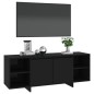 vidaXL TV-Schrank Schwarz 130x35x50 cm Holzwerkstoff vidaXL TV-Schrank Schwarz 130x35x50 cm Holzwerkstoff