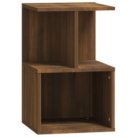 vidaXL Nachttisch Braun Eichen-Optik 35x35x55 cm Holzwerkstoff