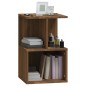 vidaXL Nachttisch Braun Eichen-Optik 35x35x55 cm Holzwerkstoff vidaXL Nachttisch Braun Eichen-Optik 35x35x55 cm Holzwerkstoff