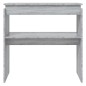 vidaXL Konsolentisch Grau Sonoma 80x30x80 cm Holzwerkstoff vidaXL Konsolentisch Grau Sonoma 80x30x80 cm Holzwerkstoff