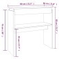 vidaXL Konsolentisch Grau Sonoma 80x30x80 cm Holzwerkstoff vidaXL Konsolentisch Grau Sonoma 80x30x80 cm Holzwerkstoff