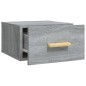 vidaXL Wand-Nachttisch Grau Sonoma 35x35x20 cm vidaXL Wand-Nachttisch Grau Sonoma 35x35x20 cm
