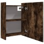 vidaXL Bad-Spiegelschrank Räuchereiche 62,5x20,5x64 cm Holzwerkstoff vidaXL Bad-Spiegelschrank Räuchereiche 62,5x20,5x64 cm Holzwerkstoff
