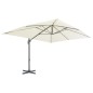 vidaXL Ampelschirm mit Aluminium-Mast 400x300 cm Sandweiß vidaXL Ampelschirm mit Aluminium-Mast 400x300 cm Sandweiß