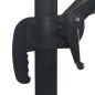 vidaXL Ampelschirm mit LED-Beleuchtung Alu-Mast 400x300 cm Anthrazit