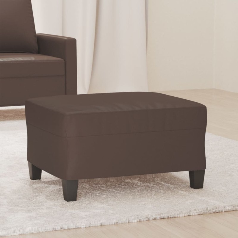 vidaXL Fußhocker Braun 70x55x41 cm Kunstleder vidaXL Fußhocker Braun 70x55x41 cm Kunstleder