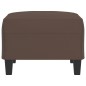 vidaXL Fußhocker Braun 70x55x41 cm Kunstleder vidaXL Fußhocker Braun 70x55x41 cm Kunstleder