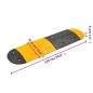 vidaXL Bodenschwelle Gelb & Schwarz 129x32,5 x4 cm Gummi vidaXL Bodenschwelle Gelb & Schwarz 129x32,5 x4 cm Gummi