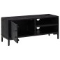 vidaXL TV-Schrank Schwarz 90x30x40 cm Massivholz Kiefer vidaXL TV-Schrank Schwarz 90x30x40 cm Massivholz Kiefer
