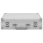 vidaXL Waffenkoffer Aluminium ABS Silbern vidaXL Waffenkoffer Aluminium ABS Silbern