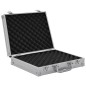 vidaXL Waffenkoffer Aluminium ABS Silbern vidaXL Waffenkoffer Aluminium ABS Silbern