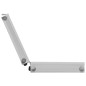 vidaXL Waffenkoffer Aluminium ABS Silbern vidaXL Waffenkoffer Aluminium ABS Silbern