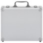 vidaXL Waffenkoffer Aluminium ABS Silbern vidaXL Waffenkoffer Aluminium ABS Silbern