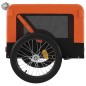 vidaXL Fahrradanhänger Hunde Orange und Schwarz Oxford-Gewebe & Eisen vidaXL Fahrradanhänger Hunde Orange und Schwarz Oxford-Gewebe & Eisen