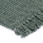 vidaXL Überwurf Baumwolle 160x210 cm Dunkelgrün vidaXL Überwurf Baumwolle 160x210 cm Dunkelgrün