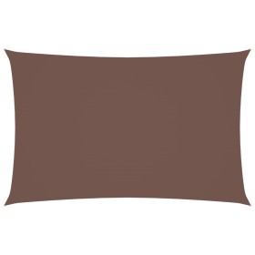 vidaXL Sonnensegel Oxford-Gewebe Rechteckig 2x5 m Braun
