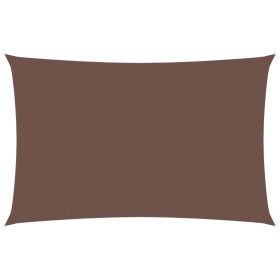 vidaXL Sonnensegel Oxford-Gewebe Rechteckig 2,5x5 m Braun