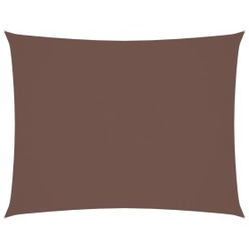 vidaXL Sonnensegel Oxford-Gewebe Rechteckig 4x5 m Braun