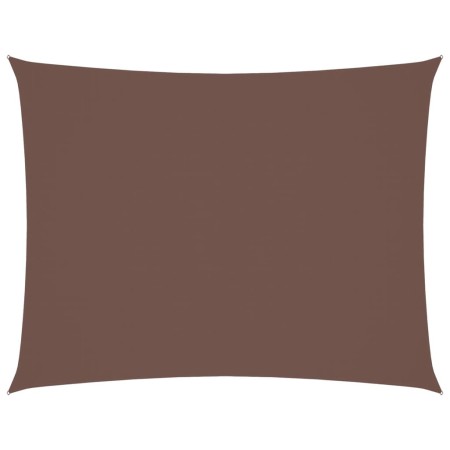 vidaXL Sonnensegel Oxford-Gewebe Rechteckig 4x5 m Braun