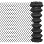 vidaXL Maschendrahtzaun 15 x 1,25 m Stahl Grau vidaXL Maschendrahtzaun 15 x 1,25 m Stahl Grau