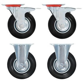 vidaXL Rollen 4 Stk. 125 mm