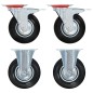 vidaXL Rollen 4 Stk. 125 mm vidaXL Rollen 4 Stk. 125 mm
