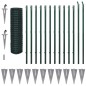 vidaXL Eurozaun Stahl 25 x 1,7 m Grün vidaXL Eurozaun Stahl 25 x 1,7 m Grün