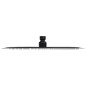 vidaXL Regenbrause Edelstahl 30 cm Rund Schwarz vidaXL Regenbrause Edelstahl 30 cm Rund Schwarz