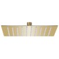 vidaXL Regenbrause Edelstahl 20x20 cm Quadrat Golden vidaXL Regenbrause Edelstahl 20x20 cm Quadrat Golden