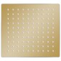 vidaXL Regenbrause Edelstahl 20x20 cm Quadrat Golden vidaXL Regenbrause Edelstahl 20x20 cm Quadrat Golden