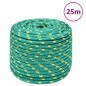 vidaXL Bootsseil Grün 12 mm 25 m Polypropylen vidaXL Bootsseil Grün 12 mm 25 m Polypropylen