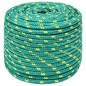 vidaXL Bootsseil Grün 14 mm 50 m Polypropylen vidaXL Bootsseil Grün 14 mm 50 m Polypropylen