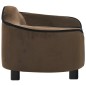 vidaXL Hundesofa Braun 67x47x36 cm Plüsch vidaXL Hundesofa Braun 67x47x36 cm Plüsch