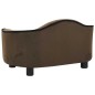 vidaXL Hundesofa Braun 67x47x36 cm Plüsch vidaXL Hundesofa Braun 67x47x36 cm Plüsch
