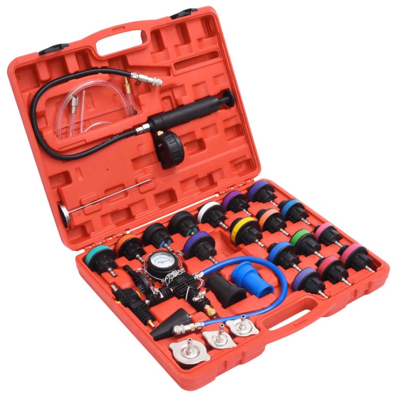 vidaXL 28-tlg. Drucktester Werkzeugset für Kühlsysteme vidaXL 28-tlg. Drucktester Werkzeugset für Kühlsysteme