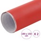 vidaXL Autofolien 2 Stk. Matt-Rot 100x150 cm vidaXL Autofolien 2 Stk. Matt-Rot 100x150 cm