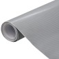 vidaXL Autofolien 2 Stk. 4D Silber 100x150 cm+50x150 cm vidaXL Autofolien 2 Stk. 4D Silber 100x150 cm+50x150 cm