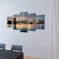 Bilder Dekoration Set Brooklyn Bridge Seeblick 200 x 100 cm Bilder Dekoration Set Brooklyn Bridge Seeblick 200 x 100 cm