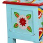 vidaXL Konsolentisch Massivholz Mango Blau Handbemalt vidaXL Konsolentisch Massivholz Mango Blau Handbemalt